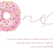 "Sprinkle Me One" - Children's Birthday Party Invitations in Candy by Lagniappe Paper - Detail