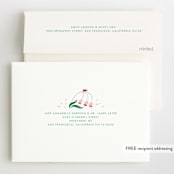 "Number One Bug" - Children's Birthday Party Invitations in Jade by Eve Schultz - FREE Recipient Addressing