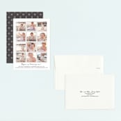 "Year in My Life" - Children's Birthday Party Invitations in Cotton by Robin Ott - Assembled