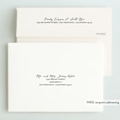 "Year in My Life" - Children's Birthday Party Invitations in Cotton by Robin Ott - FREE Recipient Addressing
