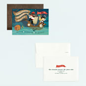 "pARRRty!" - Children's Birthday Party Invitations in Ocean by Lori Wemple - Assembled