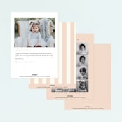 "Petite flower cart" - Children's Birthday Party Invitations in Grass by Jennifer Wick - Back of Card Options