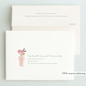 "Petite flower cart" - Children's Birthday Party Invitations in Grass by Jennifer Wick - FREE Recipient Addressing