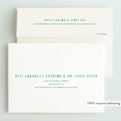 "Bright Future" - Children's Birthday Party Invitations in Cool Mint by Annie Clark - FREE Recipient Addressing