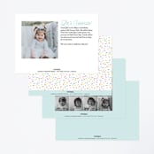 "Ice Cream Cone" - Children's Birthday Party Invitations in Frozen by Alethea and Ruth - Back of Card Options