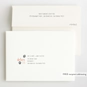 "Puppy Line-Up" - Children's Birthday Party Invitations in Peony by Shiny Penny Studio - FREE Recipient Addressing