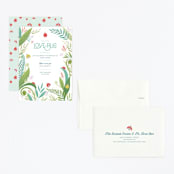 "Little Love Bug" - Children's Birthday Party Invitations in Ladybug by Gia Graham - Assembled