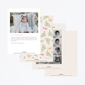"Let's grow" - Children's Birthday Party Invitations in Sand by frau brandt - Back of Card Options