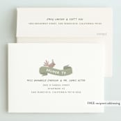 "Animals" - Children's Birthday Party Invitations in Toffee by Remioni - FREE Recipient Addressing