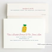 "Pool Party" - Children's Birthday Party Invitations in Pineapple by Erica Krystek - FREE Recipient Addressing