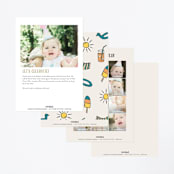 "It's a Pool Party" - Children's Birthday Party Invitations in Poolside by Kristen Knechtel - Back of Card Options