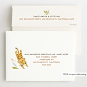 "Go Wild" - Children's Birthday Party Invitations in Amber by Vivian Yiwing - FREE Recipient Addressing