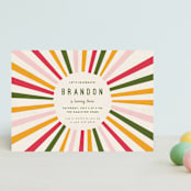 "Color Burst" - Children's Birthday Party Invitations in Gumdrop by Iveta Angelova - Front