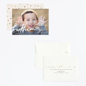 "usual" - Children's Birthday Party Invitations in Snow by Jd Ptlo - Assembled