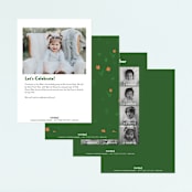 "Outdoors" - Children's Birthday Party Invitations in Avocado by Iveta Angelova - Back of Card Options
