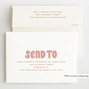 "a big one" - Children's Birthday Party Invitations in Bubble Gum by Jen Owens - FREE Recipient Addressing