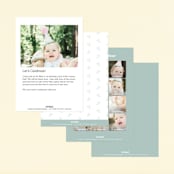"Jungle Party" - Children's Birthday Party Invitations in Aquamarine by Ana de Sousa - Back of Card Options