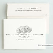 "Forest Friends" - Children's Birthday Party Invitations in Sephia by Anastasia Makarova - FREE Recipient Addressing