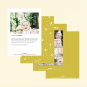 "Winter Fun" - Children's Birthday Party Invitations in Mint by Creo Study - Back of Card Options