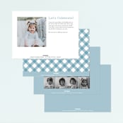 "Down by the farm" - Children's Birthday Party Invitations in Rainbow by Hudson meet Rose - Back of Card Options