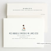"Disney's Frozen Big Birthday Blowout" - Children's Birthday Party Invitations in Birch by Erica Krystek - FREE Recipient Addressing