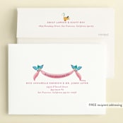 "Disney's Cinderella dressmakers" - Children's Birthday Party Invitations in Peony by Jackie Crawford - FREE Recipient Addressing