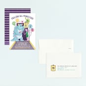 "Disney and Pixar's Monster's Inc Party Door" - Children's Birthday Party Invitations in Roar by curiouszhi - Assembled
