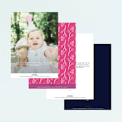 "Disney's Alice In Wonderland Garden" - Children's Birthday Party Invitations in Midnight by Lehan Veenker - Back of Card Options
