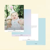 "Disney's Mickey Mouse Palloncino" - Children's Birthday Party Invitations in Sky by chocomocacino - Back of Card Options