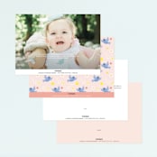 "Disney's Snow White & Forest Friends" - Children's Birthday Party Invitations in Peach by Angela Thompson - Back of Card Options