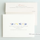 "Disney's Snow White & Forest Friends" - Children's Birthday Party Invitations in Peach by Angela Thompson - FREE Recipient Addressing