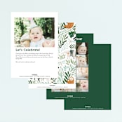 "Sloth jungle" - Children's Birthday Party Invitations in Jungle by Tati Abaurre - Back of Card Options