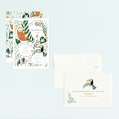 "Sloth jungle" - Children's Birthday Party Invitations in Jungle by Tati Abaurre - Assembled