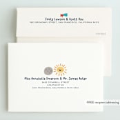 "space age" - Children's Birthday Party Invitations in Midnight by peetie design - FREE Recipient Addressing
