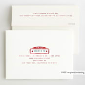 "Blockbuster Birthday" - Children's Birthday Party Invitations in Sky by Everett Paper Goods - FREE Recipient Addressing