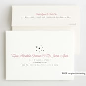 "Slumber Sloth" - Children's Birthday Party Invitations in Midnight by Erica Krystek - FREE Recipient Addressing