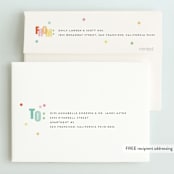 "Get Ready to Party" - Children's Birthday Party Invitations in Sprinkles by Stephanie Hawkes - FREE Recipient Addressing