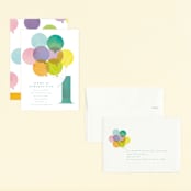 "year" - Children's Birthday Party Invitations in Teal by Lori Wemple - Assembled