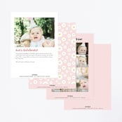 "lei" - Children's Birthday Party Invitations in Petal by chocomocacino - Back of Card Options