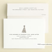 "Hats Off" - Children's Birthday Party Invitations in Sugar by Christie Garcia - FREE Recipient Addressing