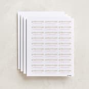 "Pretty Floral Frame" - Custom Name Labels in Cherry Blossom by Phrosné Barwood - Full Sheet