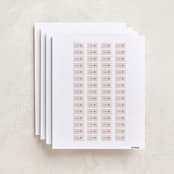 "Toy story friends birthday invitation" - Custom Name Labels in Taupe by Sabrin Deirani - Full Sheet