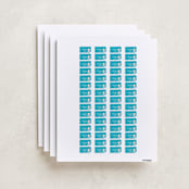 "Elsa's Snowflakes" - Custom Name Labels in Frost by Holly Whitcomb - Full Sheet