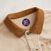 "Stellar" - Custom Name Labels in Magenta by Angela Garrick - Clothes Tag