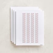 "Disney's Mickey Confetti" - Custom Name Labels in Bold by Ellen Schlegelmilch - Full Sheet