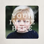 "The Big Picture" - Custom Name Labels in Ivory by Minted - Front