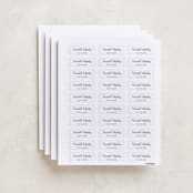 "Joined Up Writing" - Custom Name Labels in Cloud by Shiny Penny Studio - Full Sheet