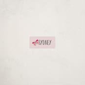 "Bright Butterfly" - Custom Name Labels in Bubblegum by Karidy Walker - Front