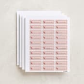 "Watermelon" - Custom Name Labels in Cherry Blossom by peetie design - Full Sheet