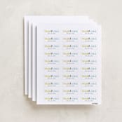 "Lightning Strike" - Custom Name Labels in Lime by Stacey Meacham - Full Sheet
